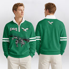 Eagles x D.D Quarterzip Waffle Sweatshirt