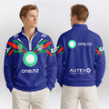 Warriors Quarterzip Waffle Sweatshirt