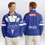 Bulldogs Quarterzip Waffle Sweatshirt
