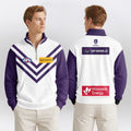 Fremantle Dockers Quarterzip Waffle Sweatshirt