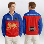 Brisbane Football Quarterzip Waffle Sweatshirt