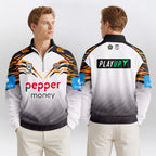 Tigers Quarterzip Waffle Sweatshirt
