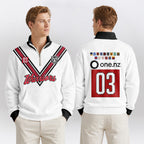 Warriors Quarterzip Waffle Sweatshirt