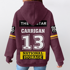 Brisbane Patrick Carrigan Unisex Home Waffle Hoodie