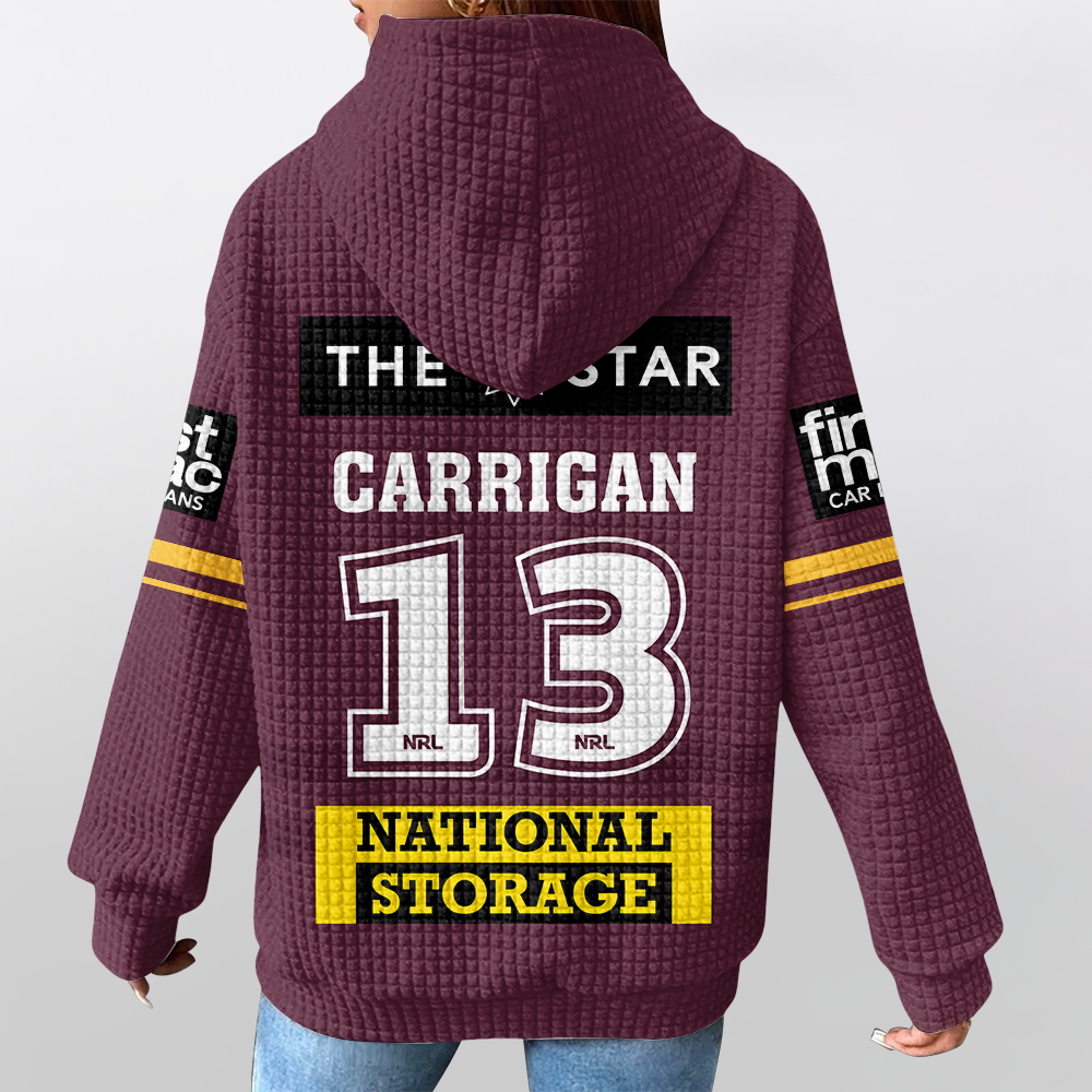Brisbane Patrick Carrigan Unisex Home Waffle Hoodie
