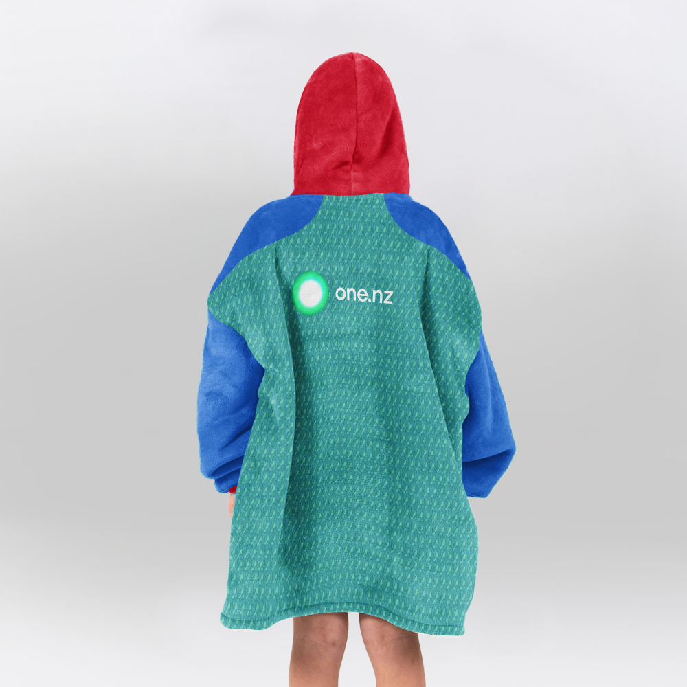 New Zealand 2026 Green Unisex Blanket Hoodie