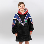New Zealand 2001 Retro Unisex Blanket Hoodie