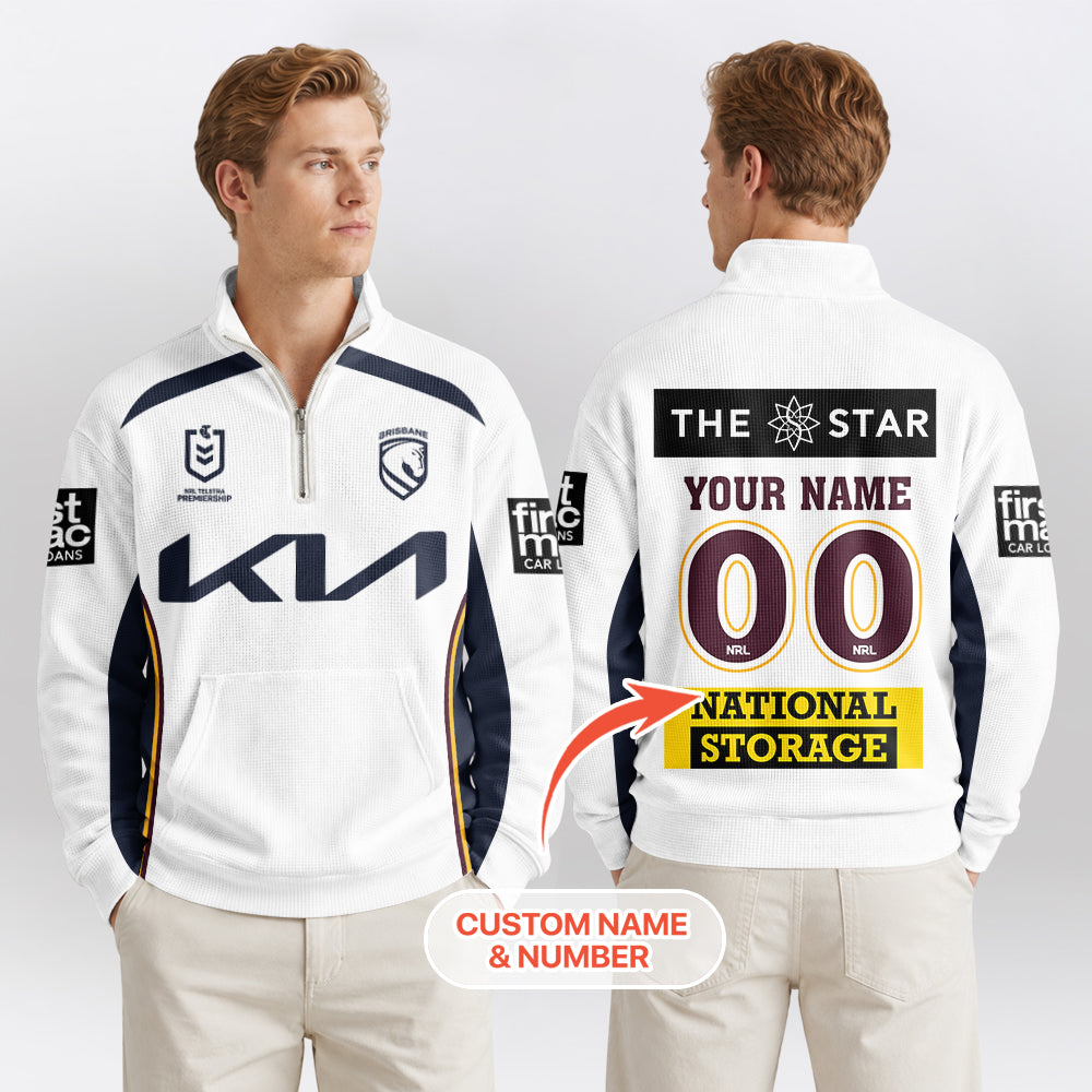 Brisbane Quarterzip Waffle Sweatshirt