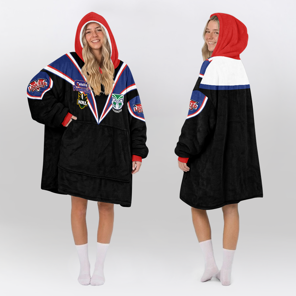 New Zealand 2001 Retro Unisex Blanket Hoodie