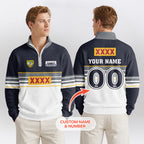 Cowboys Quarterzip Waffle Sweatshirt
