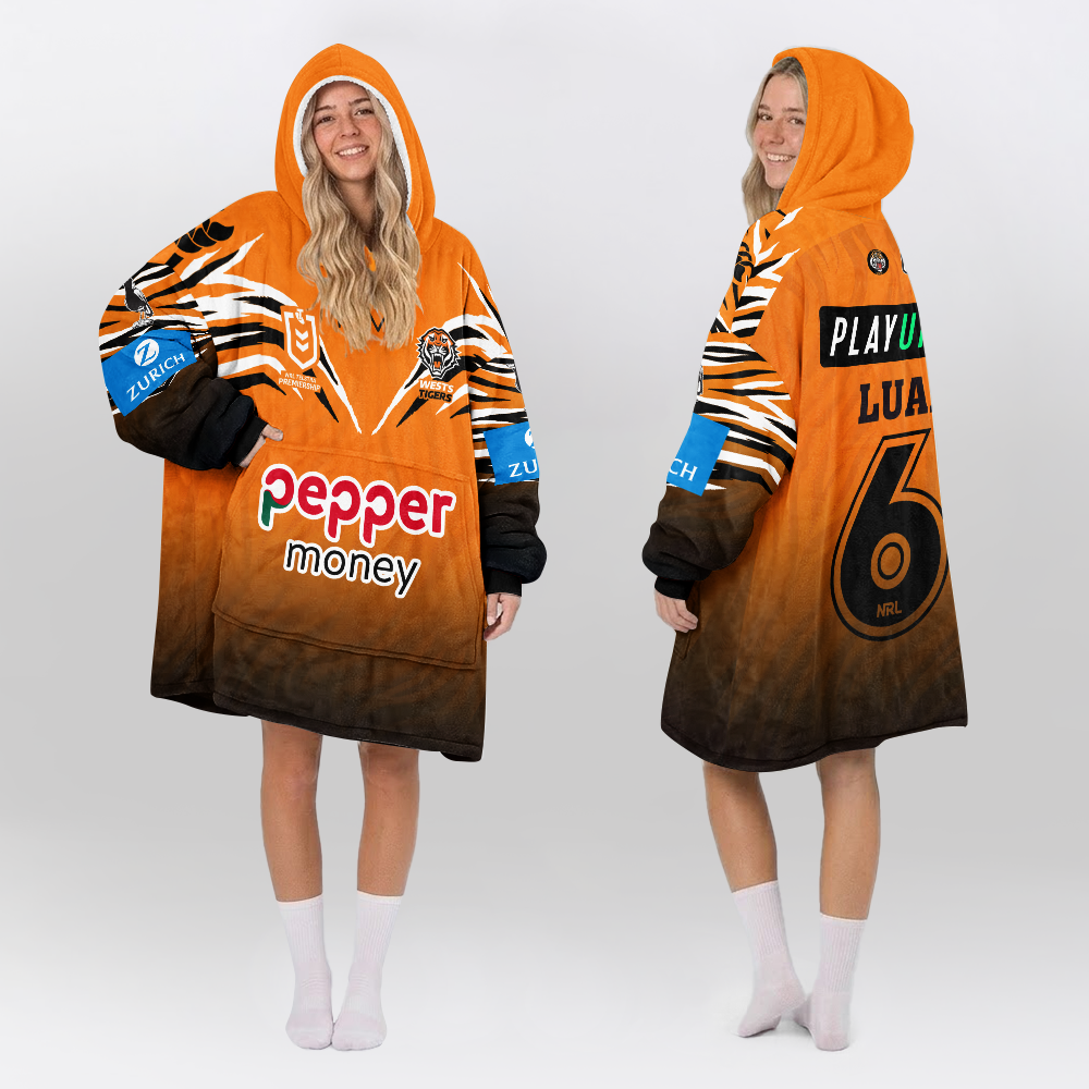 Wests Jarome Luai Unisex Home Blanket Hoodie