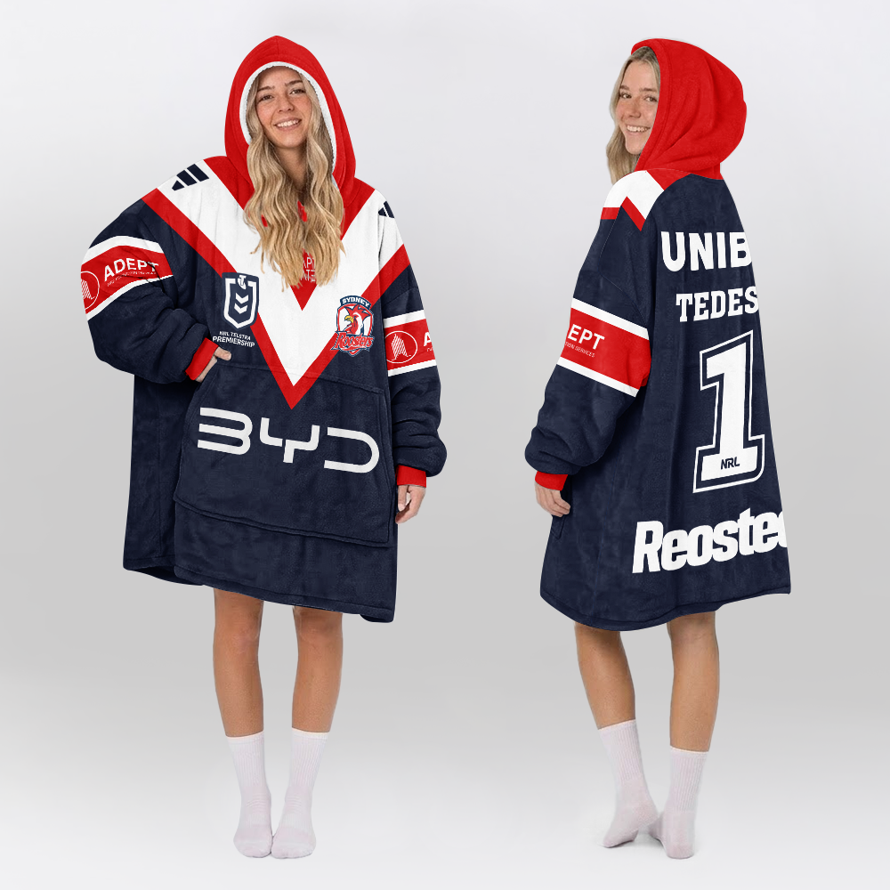 Sydney James Tedesco Unisex Home Blanket Hoodie