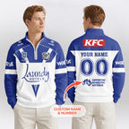 Bulldogs Quarterzip Waffle Sweatshirt
