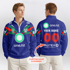 Warriors Quarterzip Waffle Sweatshirt