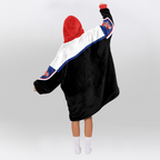 New Zealand 2001 Retro Unisex Blanket Hoodie