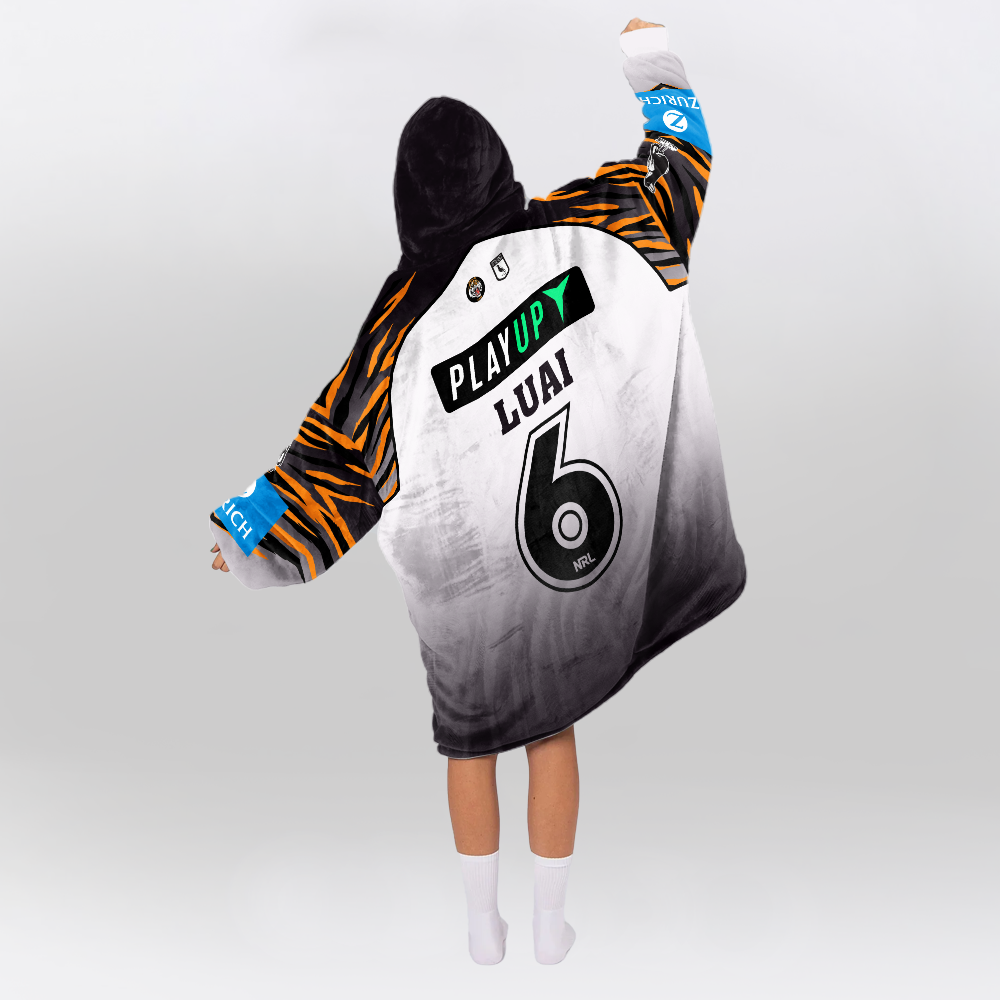 Wests Jarome Luai 6 Unisex Away Blanket Hoodie