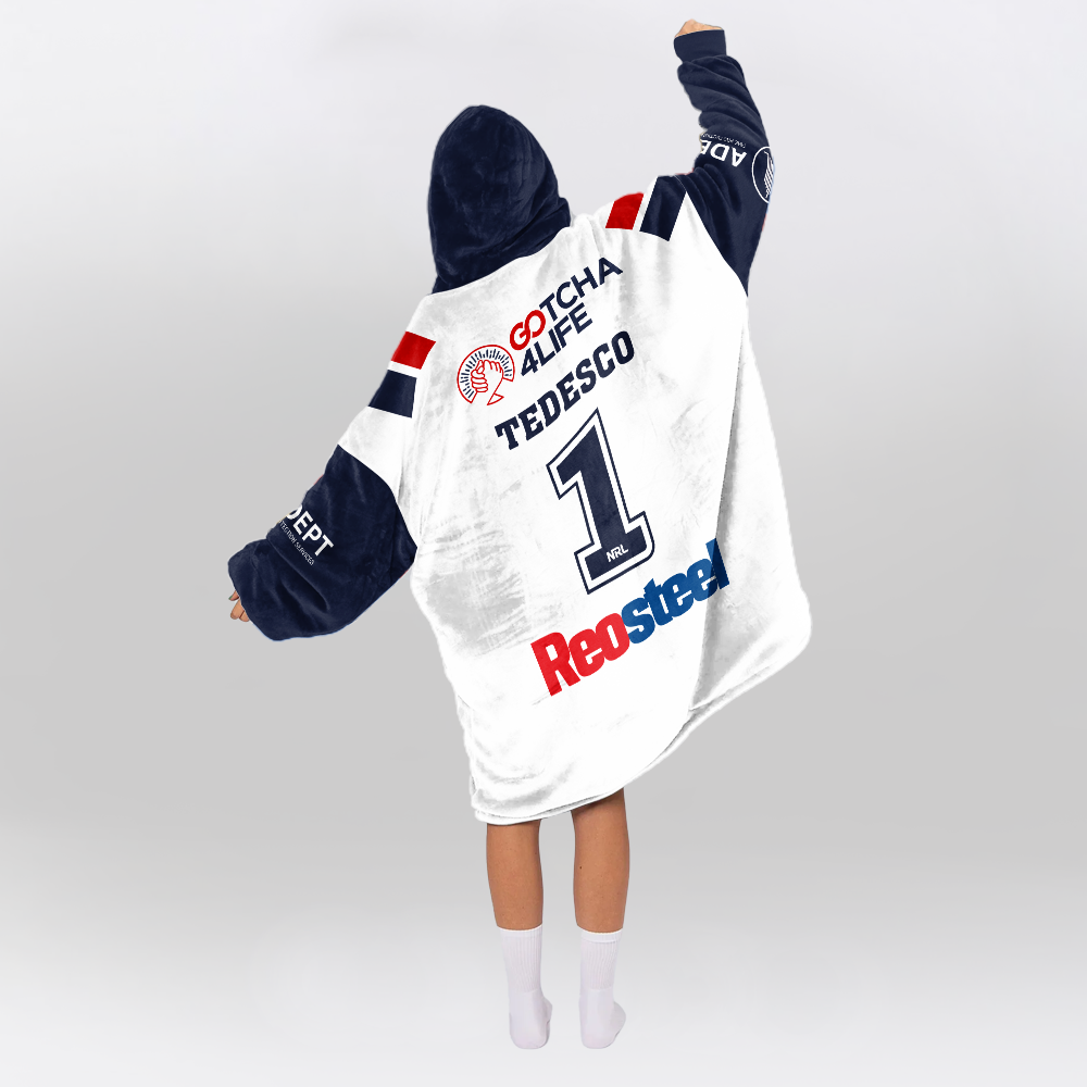 Sydney James Tedesco Unisex Away Blanket Hoodie
