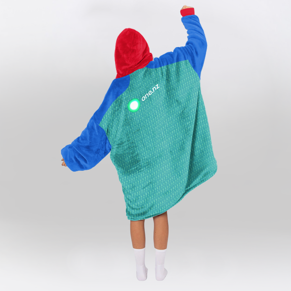 New Zealand 2026 Green Unisex Blanket Hoodie