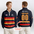 Adelaide Football 2026 Quarterzip Waffle Sweatshirt