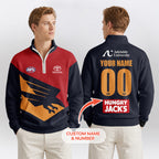 Adelaide Football 2026  Quarterzip Waffle Sweatshirt