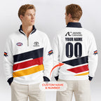 Adelaide Football 2026 Quarterzip Waffle Sweatshirt