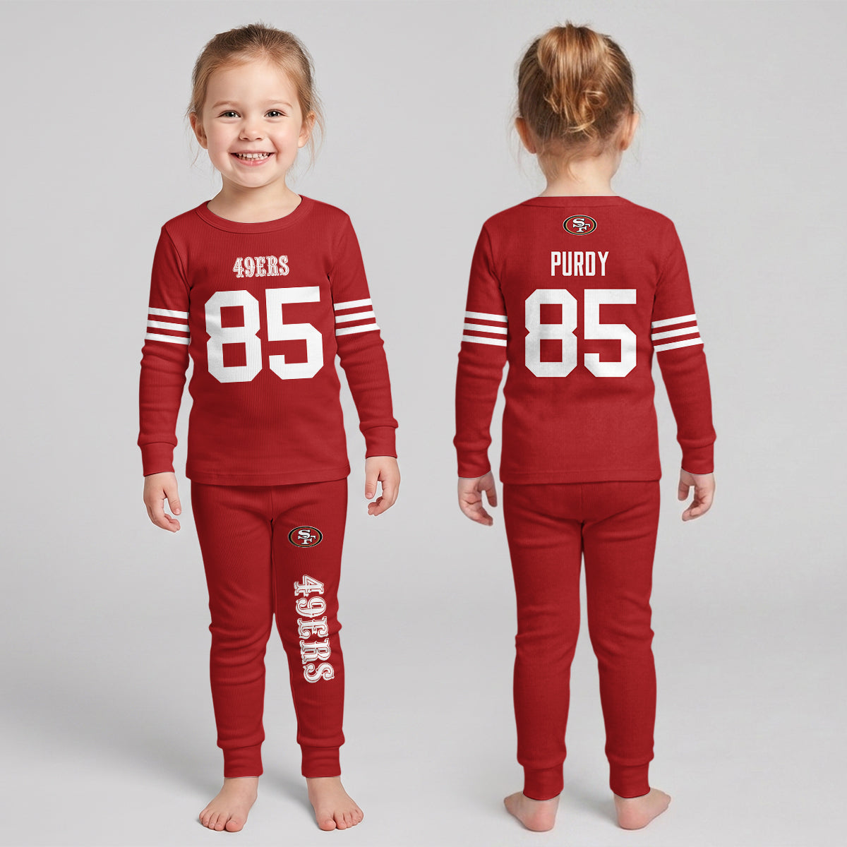 49ers Football MC 23! Inspired Bamboo Two Piece Long Sleeve Pajama Set