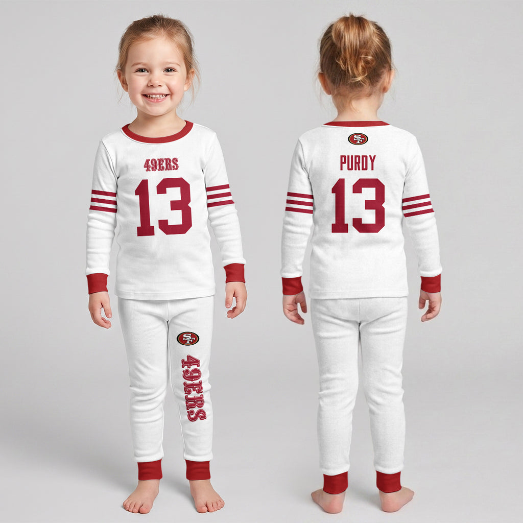 49ers Football MC 23! Inspired Bamboo Two Piece Long Sleeve Pajama Set