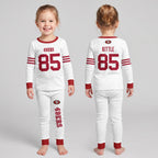 49ers Football MC 23! Inspired Bamboo Two Piece Long Sleeve Pajama Set