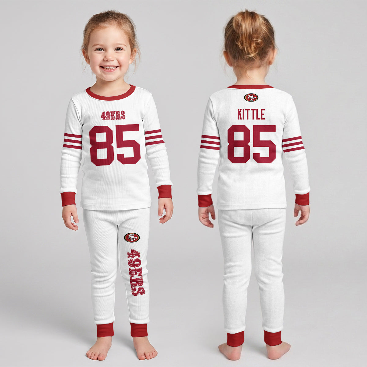 49ers Football MC 23! Inspired Bamboo Two Piece Long Sleeve Pajama Set