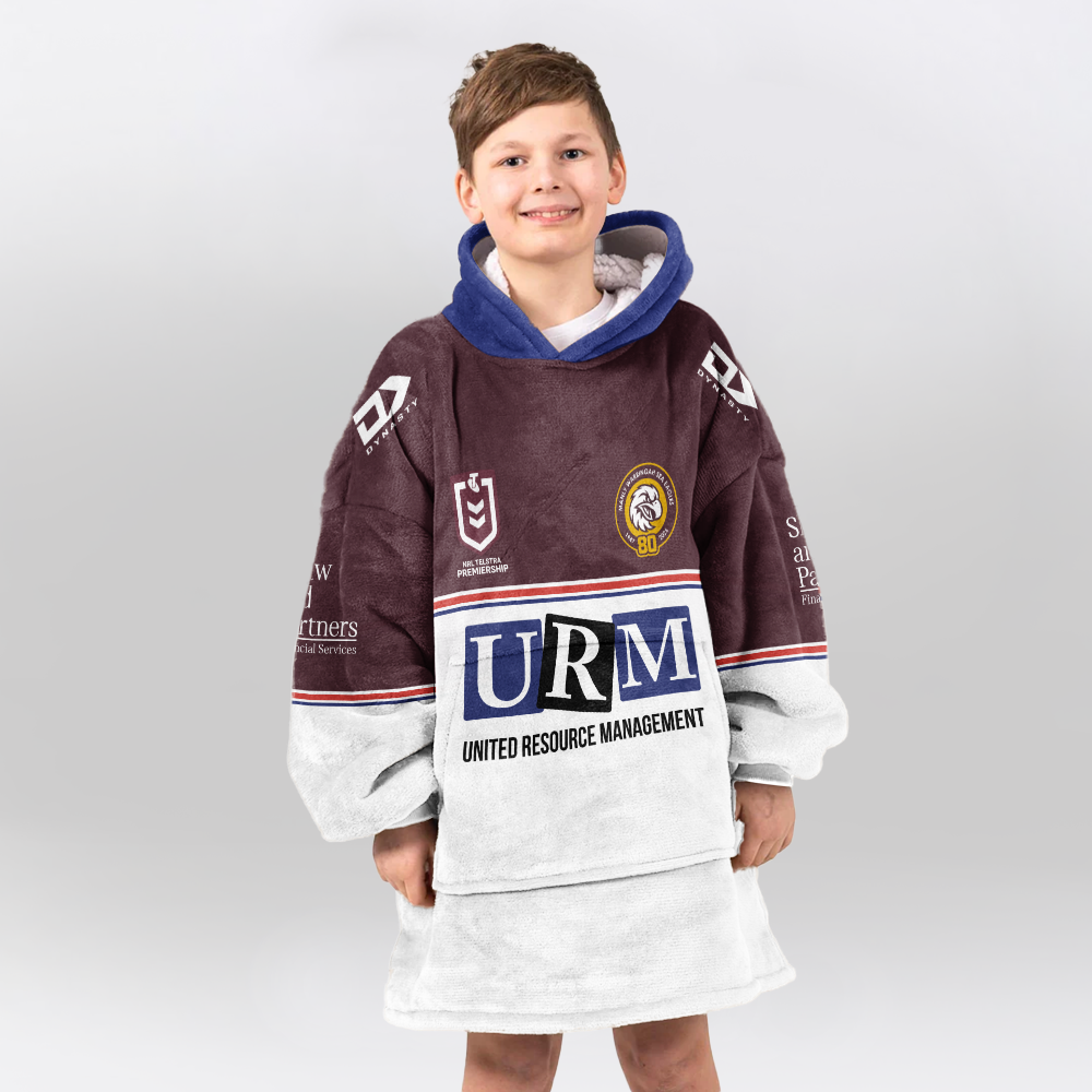 Manly Warringah Unisex Blanket Hoodie