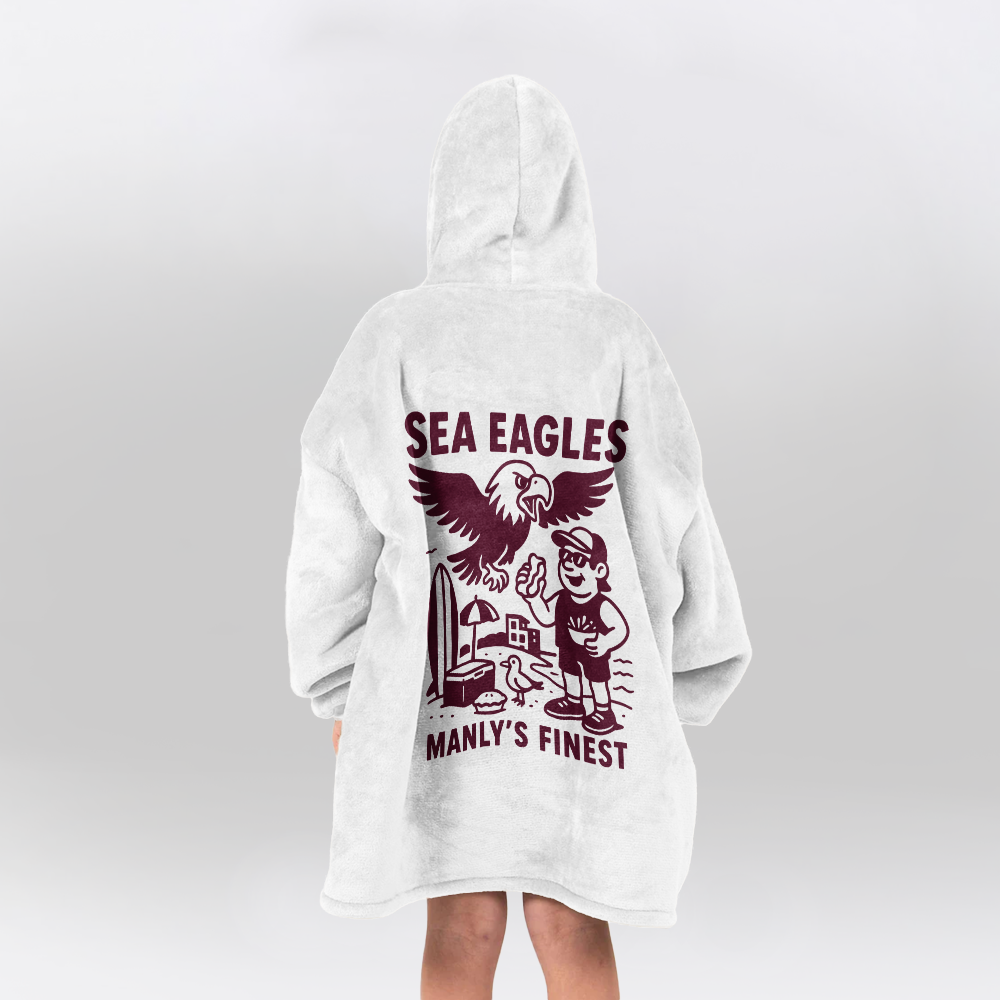 Manly Warringah Unisex Blanket Hoodie