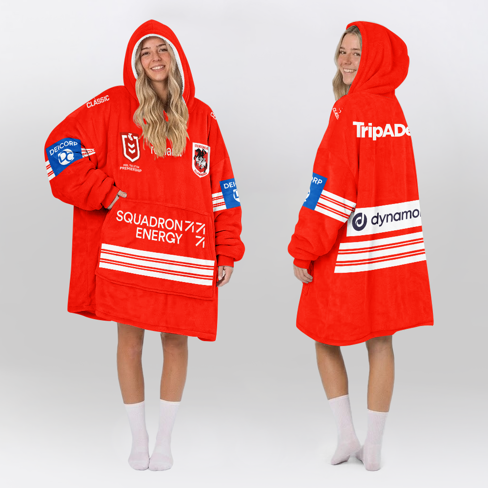 St. George Illawarra Unisex Blanket Hoodie