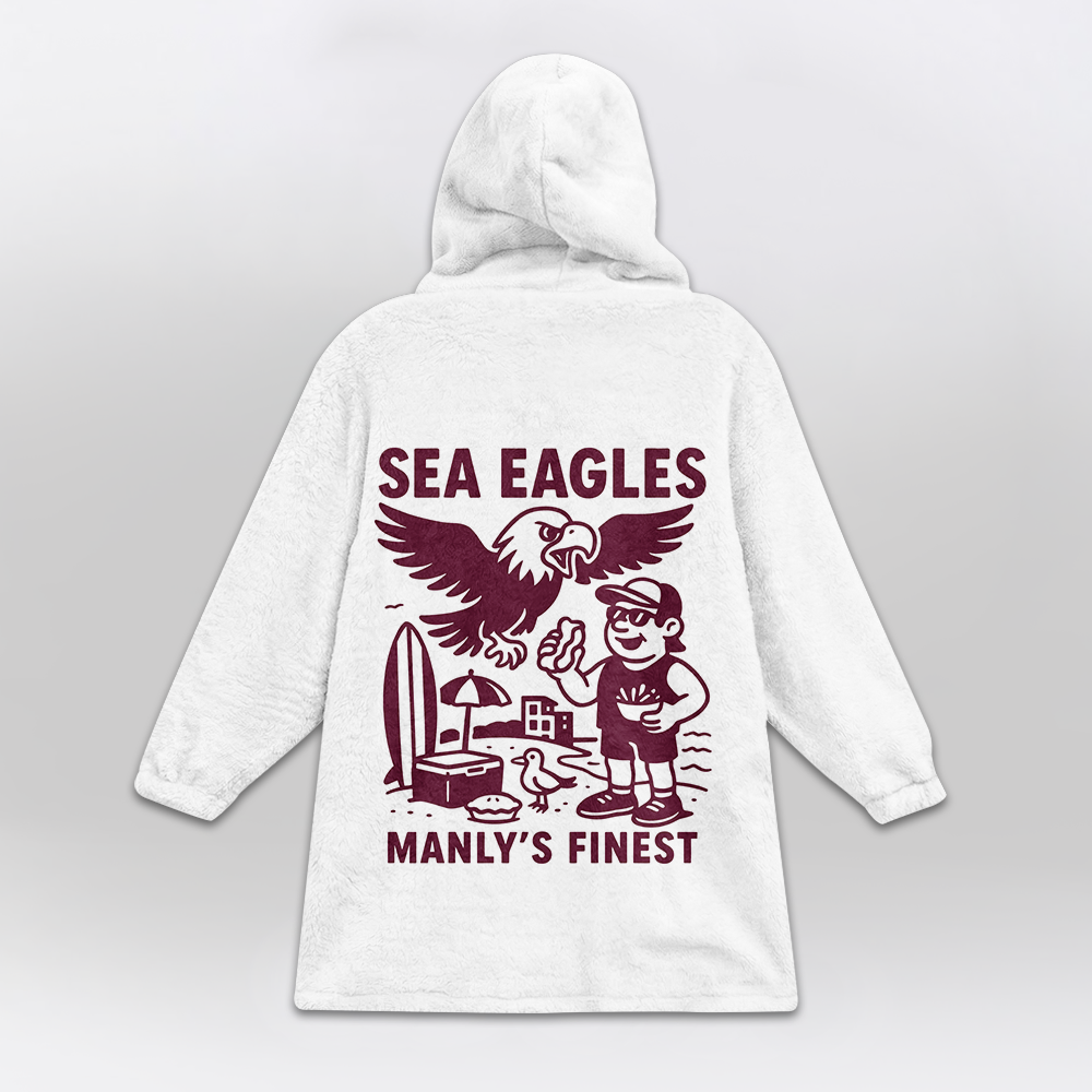 Manly Warringah Unisex Blanket Hoodie