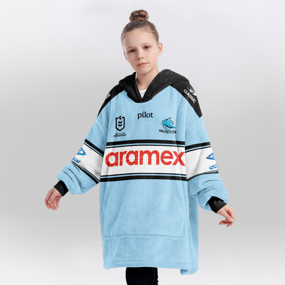 Cronulla-Sutherland Unisex Blanket Hoodie
