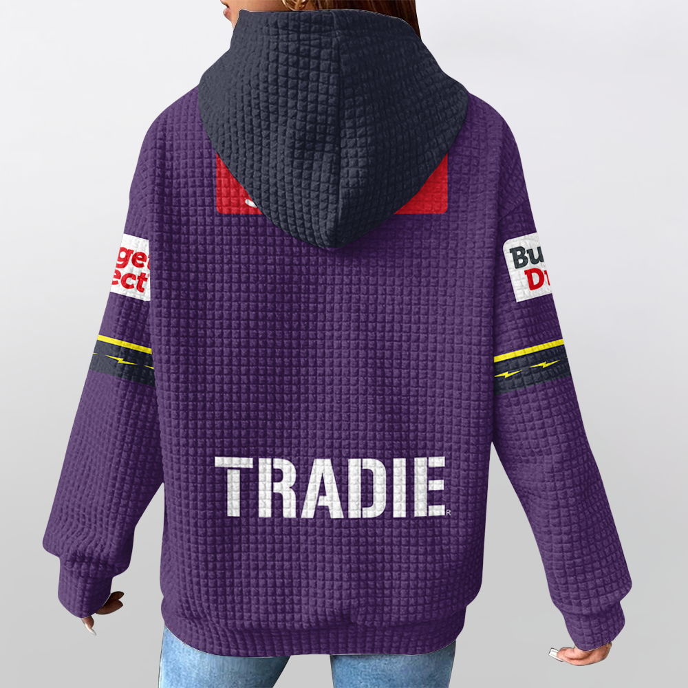 Melbourne Unisex Home Waffle Hoodie