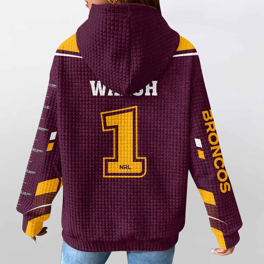 Brisbane Unisex Waffle Hoodie