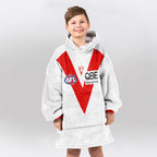 Sydney Football Unisex Blanket Hoodie