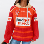 Dolphins Unisex Waffle Hoodie