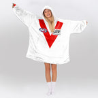 Sydney Football Unisex Blanket Hoodie