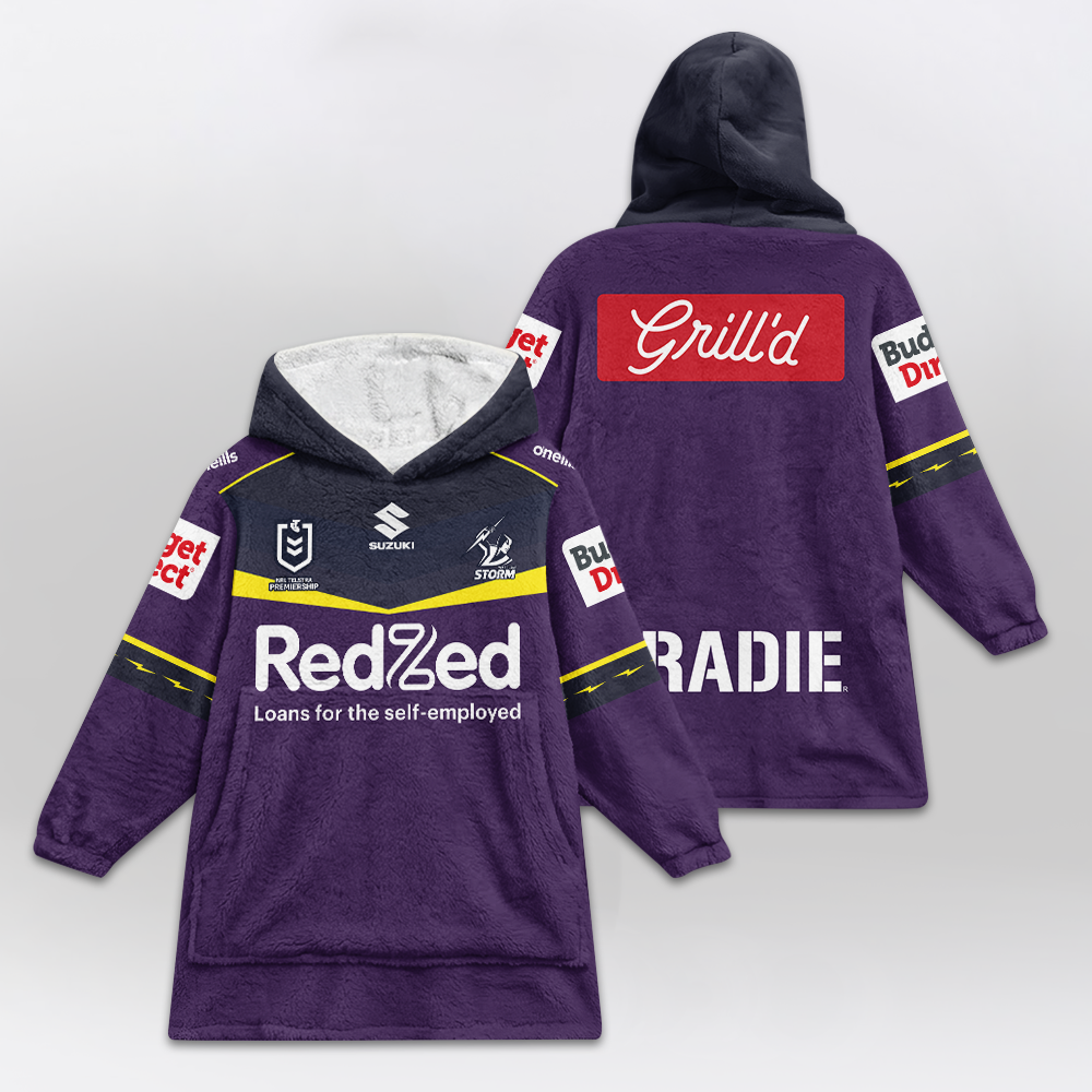 Melbourne Unisex Home Blanket Hoodie