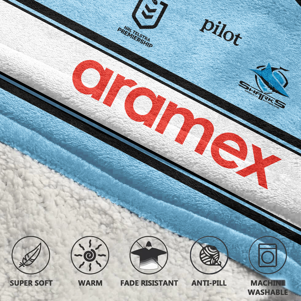 Cronulla-Sutherland Unisex Blanket Hoodie