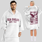 Manly Warringah Unisex Blanket Hoodie
