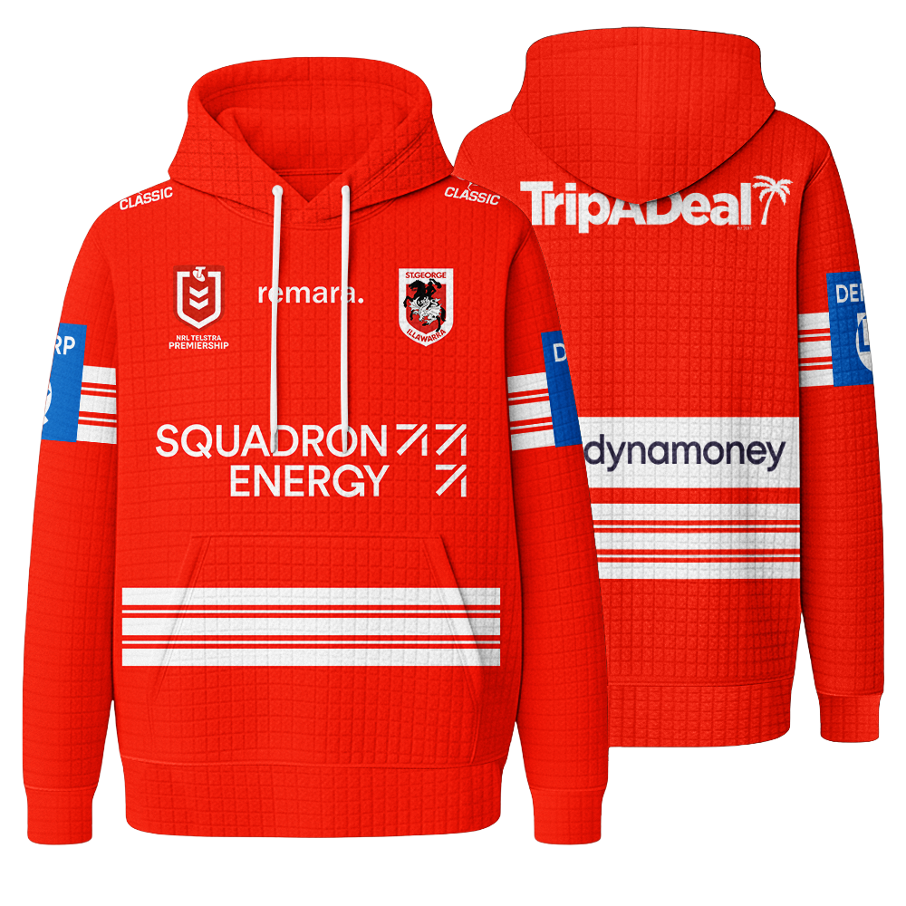 St. George Illawarra Unisex Waffle Hoodie