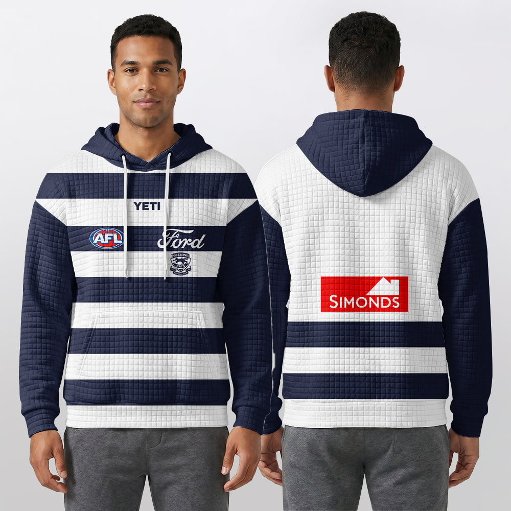 Geelong Football Unisex Waffle Hoodie