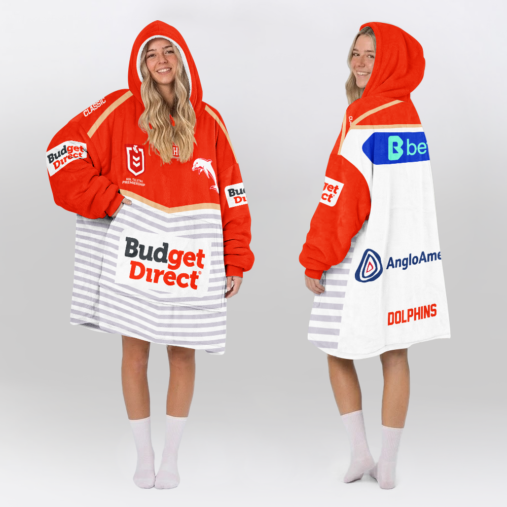 Dolphins Unisex Blanket Hoodie