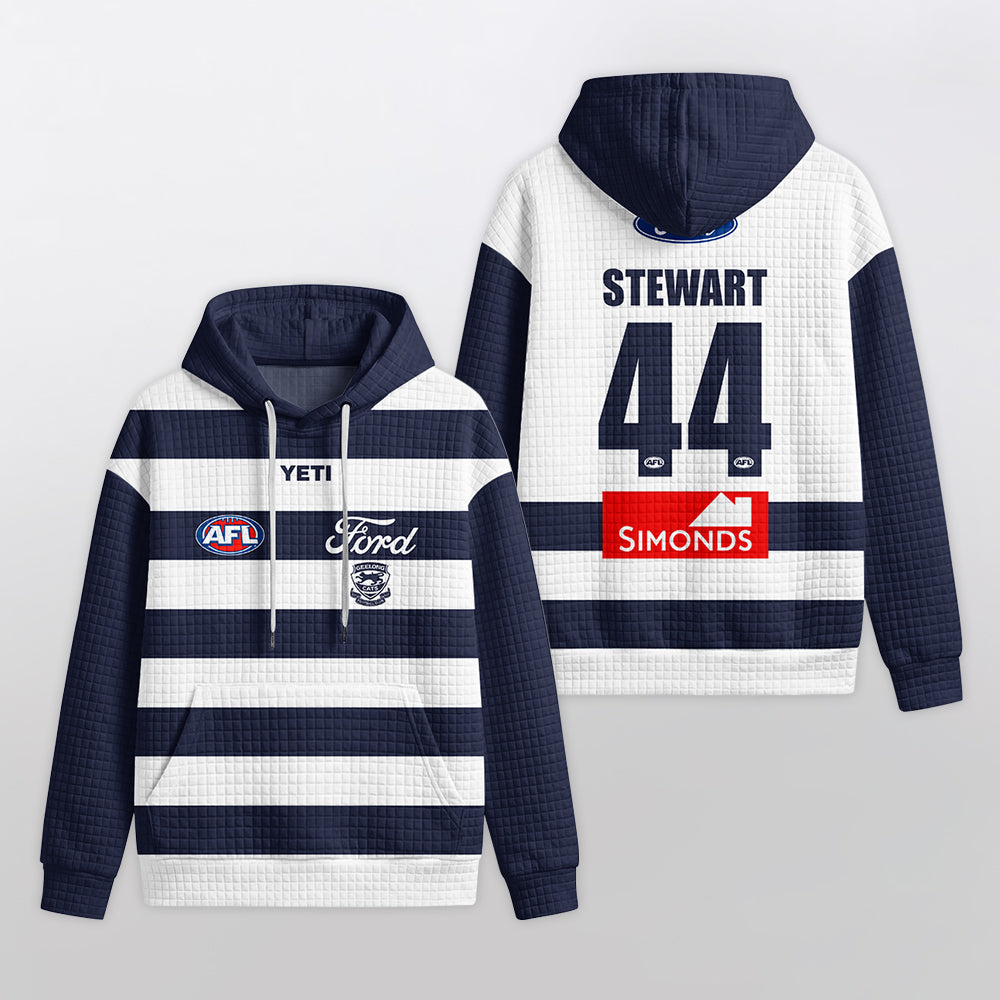 Geelong Football Unisex Waffle Hoodie