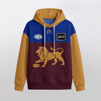 Brisbane Football Unisex Waffle Hoodie