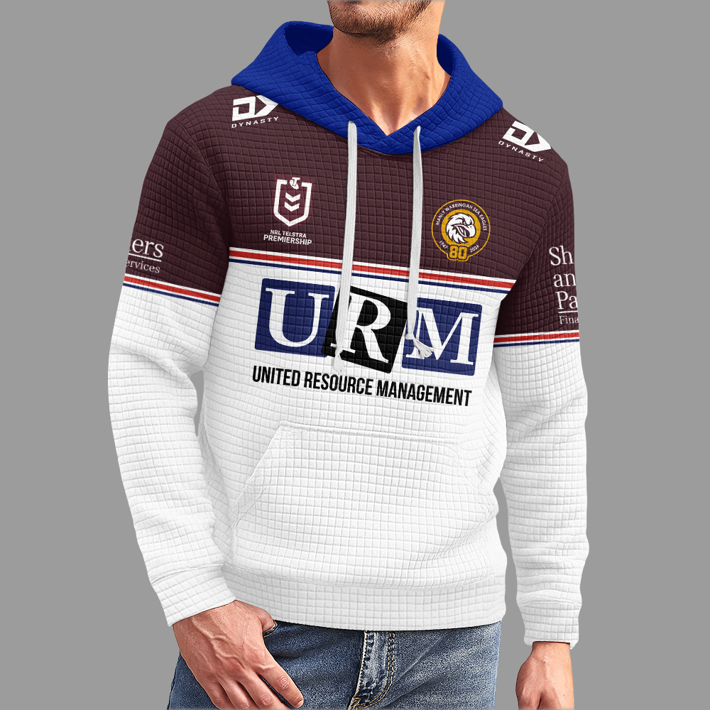 Manly Warringah Unisex Waffle Hoodie