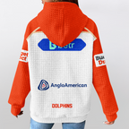 Dolphins Unisex Waffle Hoodie