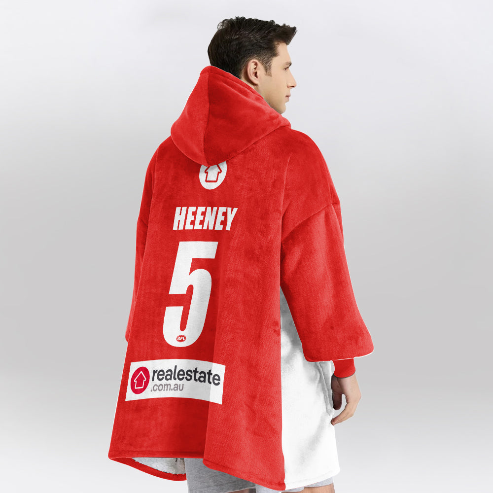 Sydney Football Unisex Blanket Hoodie